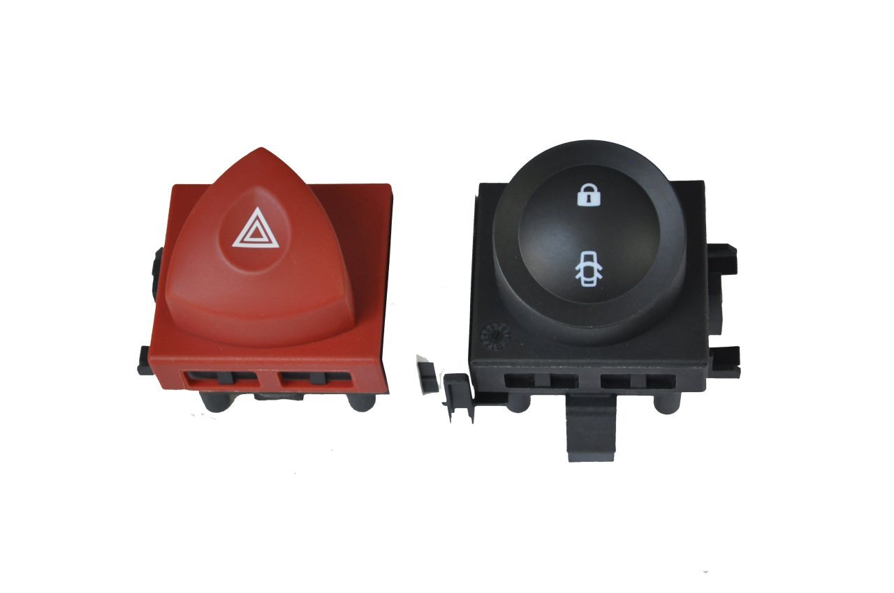 Dörtlü Flaşör Anahtarı Megane II