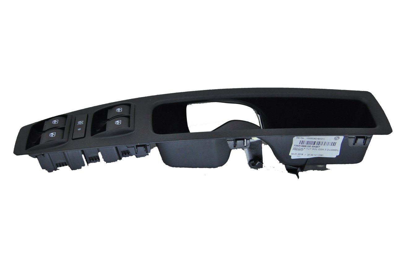 Cam Ve Kapı Açma Anahtarı Kumanda Grubu Ön Sağ Doblo 2010 Sonrası (İç Açması Siyah)