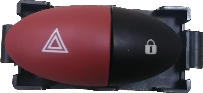 Dörtlü Flaşör+Merkezi Kilit Anahtarı Clio III-Master 2011 Sonrası