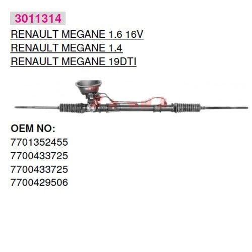 Direksiyon Kutusu Megane I-R19 (Hidrolik Direksiyon)