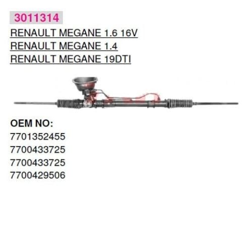 Direksiyon Kutusu Megane I-R19 (Hidrolik Direksiyon)