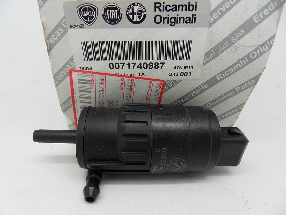 Cam Yıkama Fiskiye Motoru Linea-Fiorino-Egea-Doblo 2010 Sonrası (Tek Çıkış)