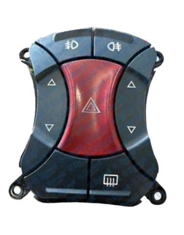 Dörtlü Flaşör+Cam Açma Düğmesi Doblo