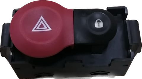 Dörtlü Flaşör+Merkezi Kilit Anahtarı Clio III 2006-2012 Arası