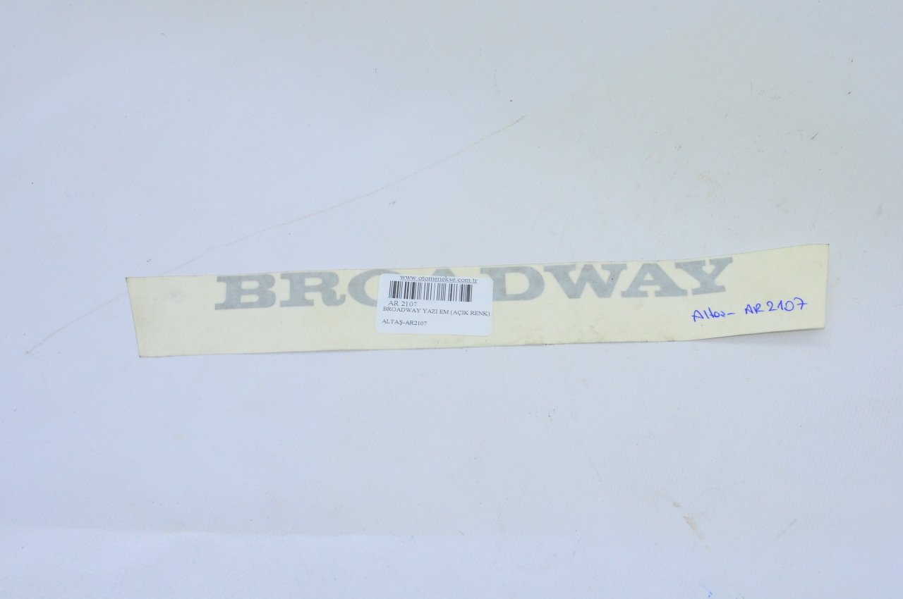 Broadway Yazı Em (Açık Renk)