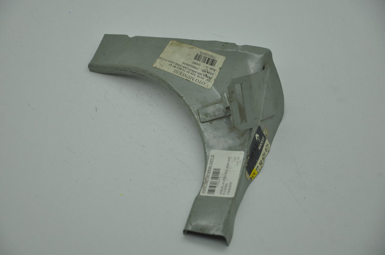 Çamurluk Köşe Sacı Arka Sağ R12 Binek