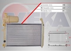 Radyatör Su 1.6 Tempra-Tipo (Klimasız)