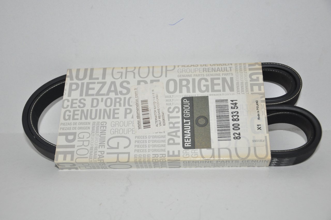 Alternatör Kayışı 1.4-1.6 16 Valf Megane-Clio-Laguna K4M-K4J (5 Kanallı Klimalı) (5Pk1750)