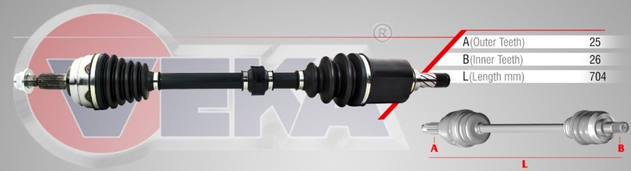 Aks Komple Sol Dacıa Duster 4X2