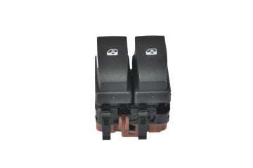 Cam Açma Anahtarı Ön Sol Megane II (Çiftli K.Rengi Soketli)