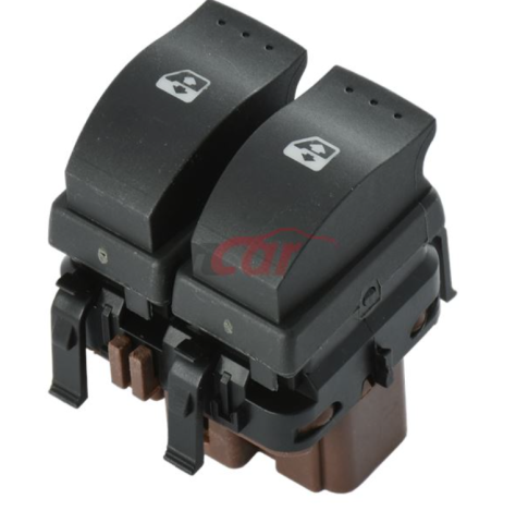 Cam Açma Anahtarı Ön Sol Megane II (Çiftli K.Rengi Soketli)